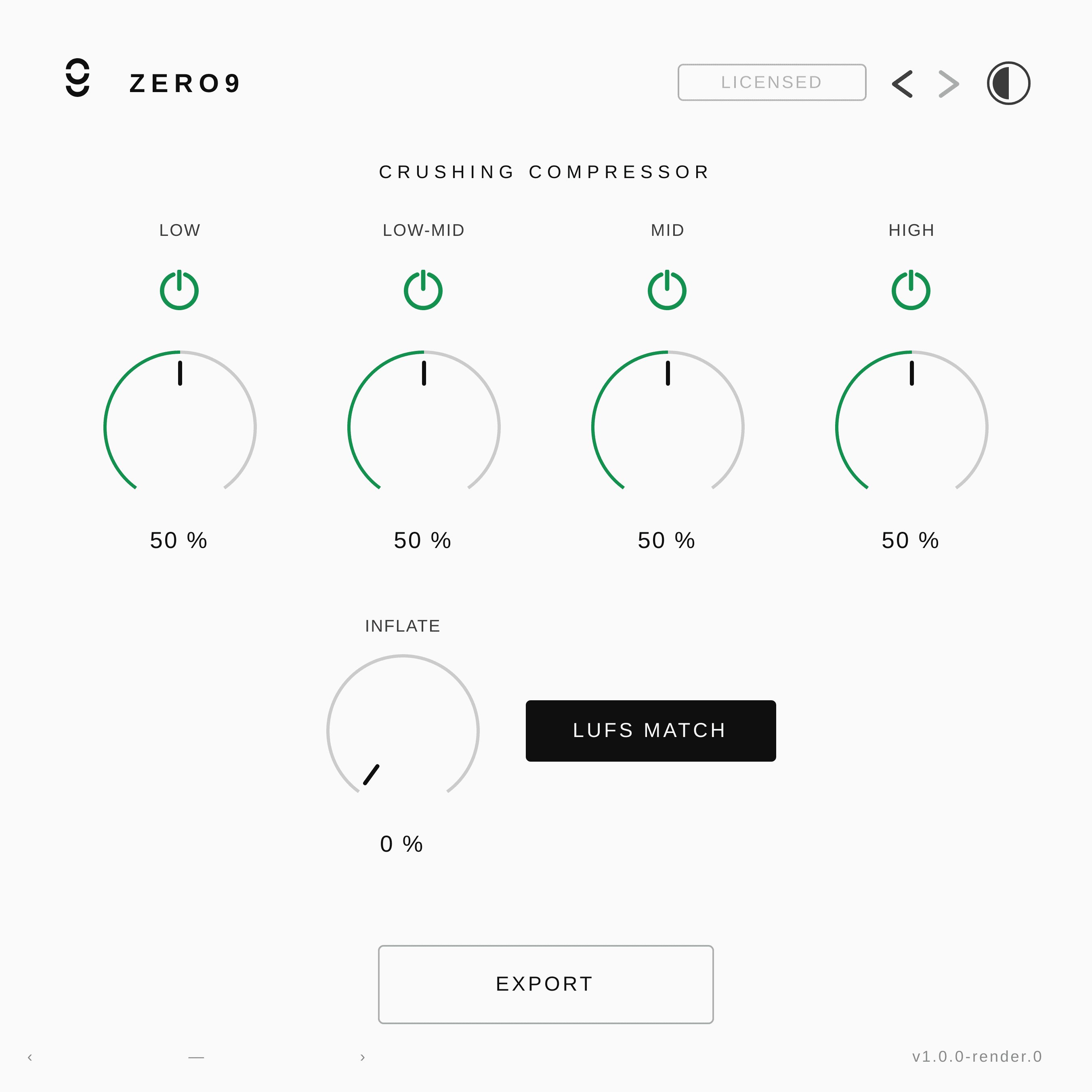 Crushing Compressor plugin interface