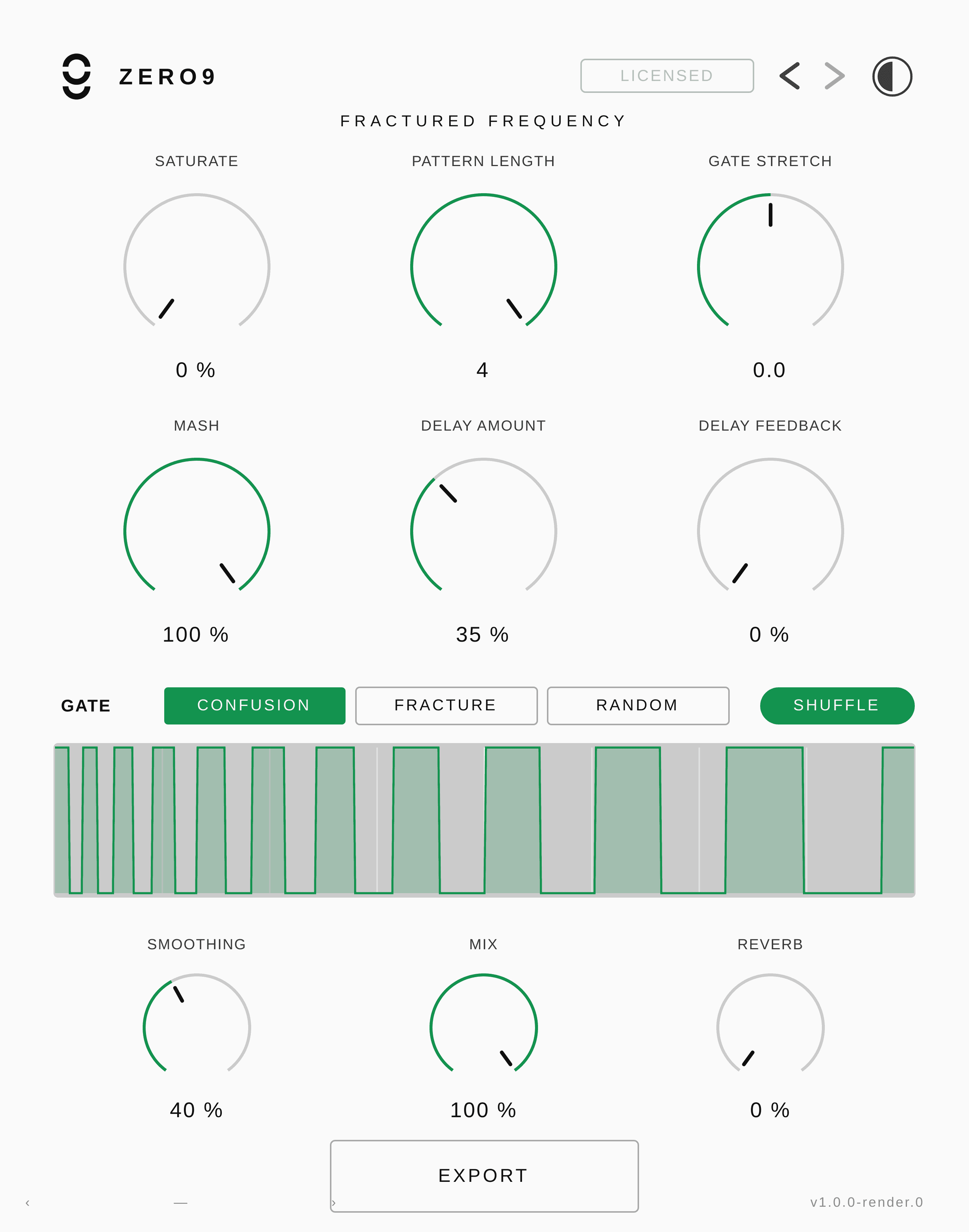 Fractured Frequency plugin interface