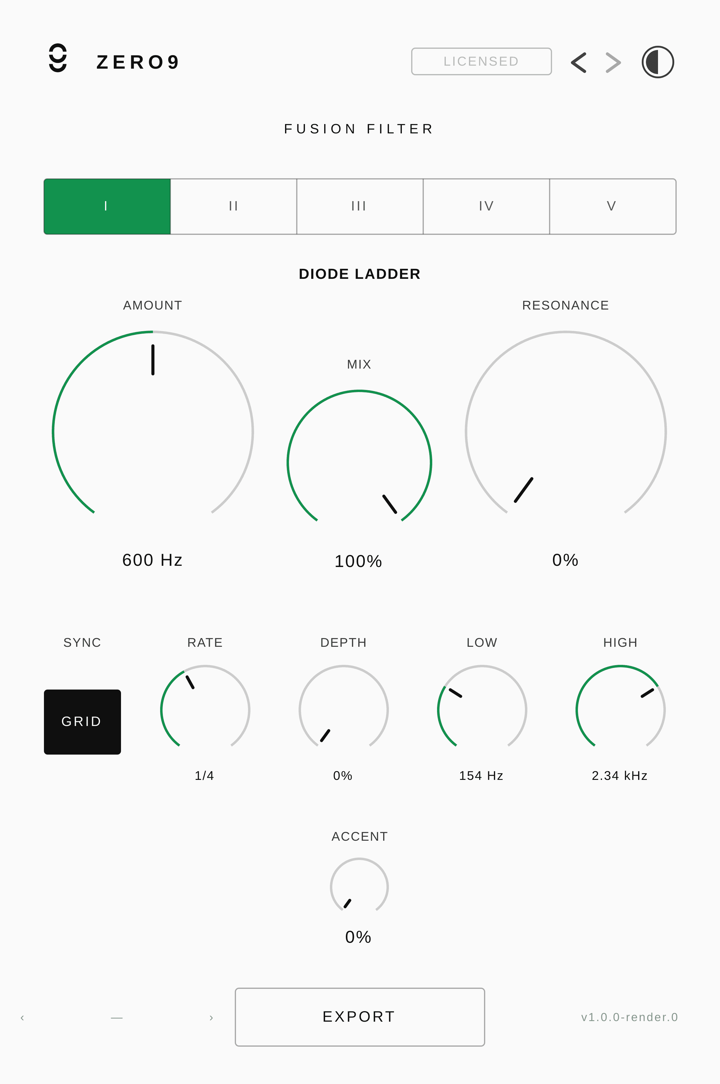 Fusion Filter plugin interface